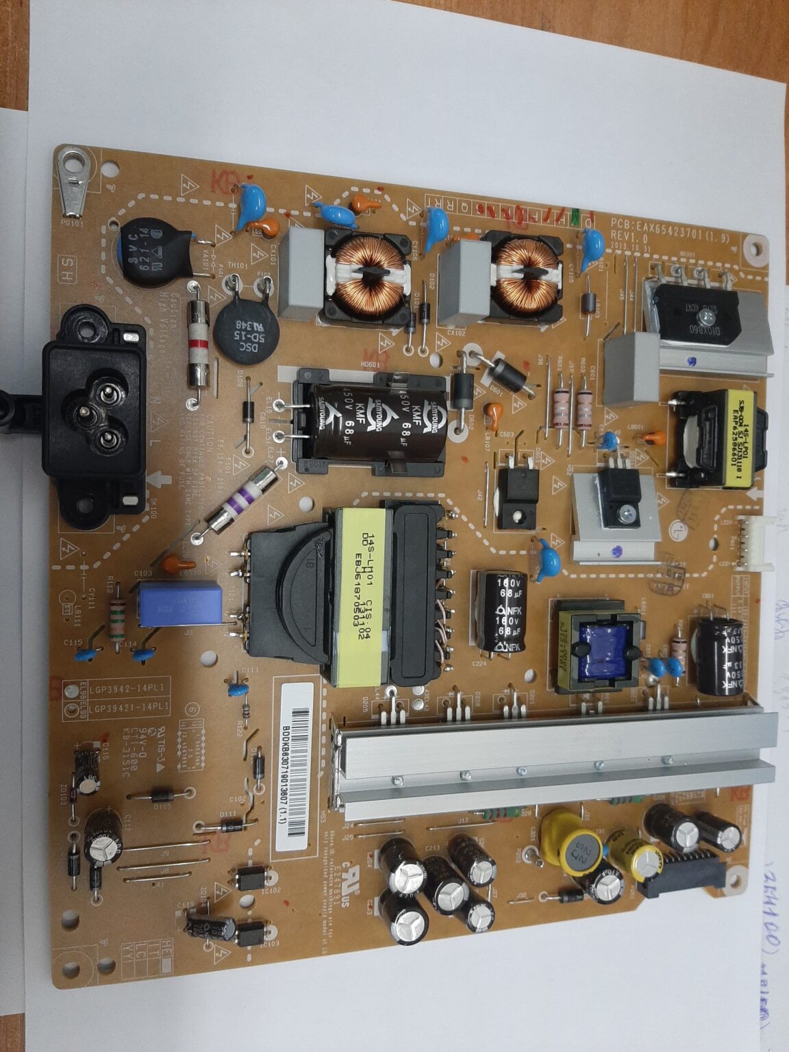 Плата питания 42LB569V (EAY63071901)